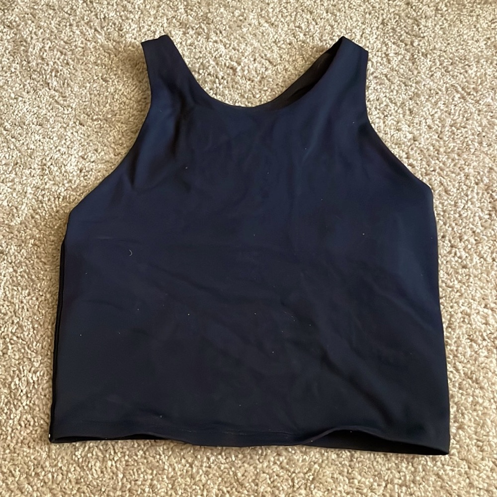 Athleta Girl high neck shelf bra tank Size 8-10, Medium